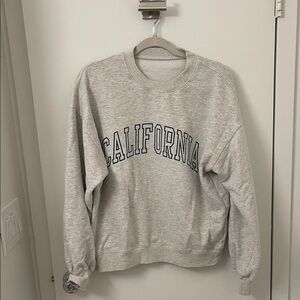 Gray Crew Neck Sweater